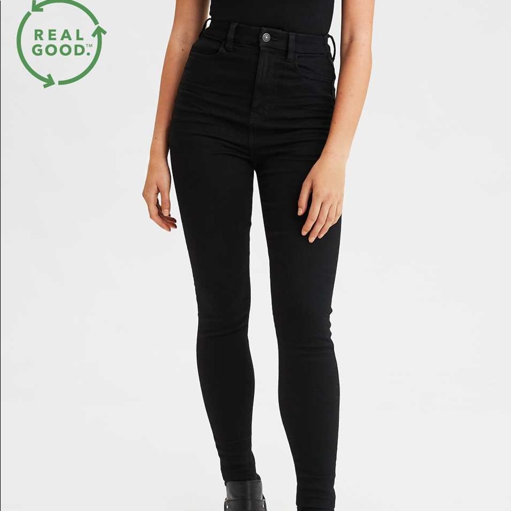 AE Highest Rise Black Jegging
